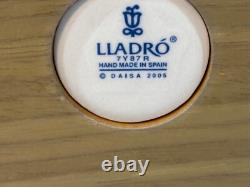 Lladro A Regal Steed Horse 16 Matte With Enamel Blanket In Original Box