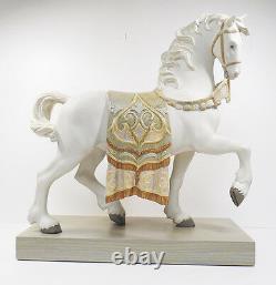 Lladro A Regal Steed Porcelain Horse Sculpture Open Item Original Box