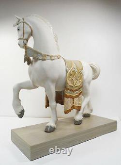 Lladro A Regal Steed Porcelain Horse Sculpture Open Item Original Box