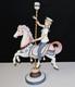 Lladro Boy On Carousel Horse 15.5 Gloss Figurine #1470 By Jose Puche