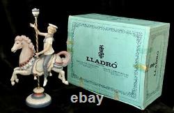 Lladro Boy on Carousel Horse Item #1470 RETIRED Mint cond with box