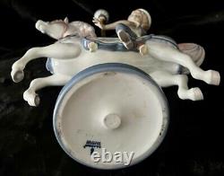 Lladro Boy on Carousel Horse Item #1470 RETIRED Mint cond with box