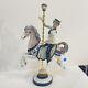 Lladro Boy On Carousel Horse Porcelain Figurine 01470 Retired Mib