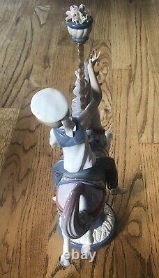 Lladro Boy on Carousel Horse Porcelain Figurine 1470 Jose Puche Damaged