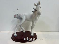 Lladro Chinese Zodiac Collection The Horse with Original Box & Stand #6827