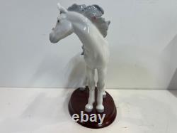 Lladro Chinese Zodiac Collection The Horse with Original Box & Stand #6827