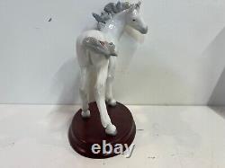 Lladro Chinese Zodiac Collection The Horse with Original Box & Stand #6827