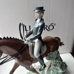 Lladro Dressage Figurine 01008418 Lady On Horse IN BOX SIGNED