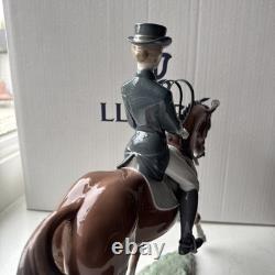 Lladro Dressage Figurine 01008418 Lady On Horse IN BOX SIGNED