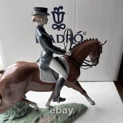 Lladro Dressage Figurine 01008418 Lady On Horse IN BOX SIGNED