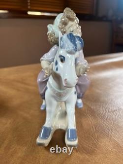 Lladro Faithful Steed Girl Rocking Horse Porcelain Figurine 5769 Gift