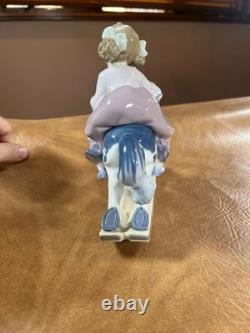 Lladro Faithful Steed Girl Rocking Horse Porcelain Figurine 5769 Gift