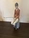 Lladro Female Equestrian Figurine Horse Derby Riding Porcelain Retired Mint