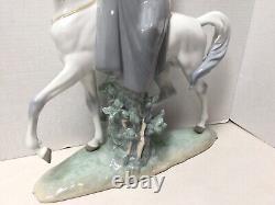 Lladro Figurine # 4516 Woman on Horse Equestrian Large 18 Tall Rare 1970's
