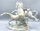 Lladro Figurine 4655 Horses Galloping / Horse Group No Orig Box / Retired 2000