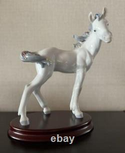 Lladro Figurine Horse Porcelain Japanese zodiac Authentic 23cm No Original Box