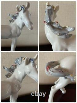 Lladro Figurine Horse Porcelain Japanese zodiac Authentic 23cm No Original Box