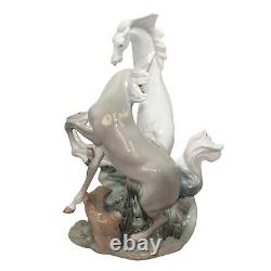 Lladró Figurine, Horse's Group, Pick Up Only, (1021) 18 No Box