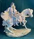 Lladro Figurine Love Story #5991 Prince, Princess, White Horse Retired Mint Rare