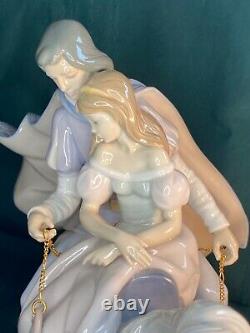 Lladro Figurine Love Story #5991 Prince, Princess, White Horse Retired MINT RARE