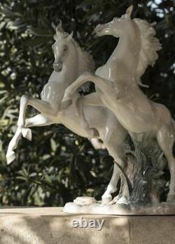 Lladro Free as The Wind Horses Sculpture. Limited Edition 01001860