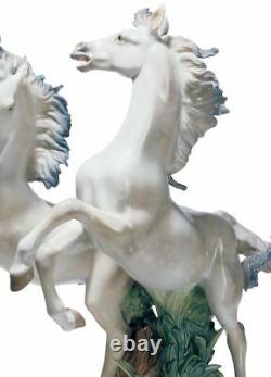 Lladro Free as The Wind Horses Sculpture. Limited Edition 01001860