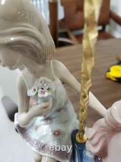 Lladro Girl On The Carousel Horse Retired Rare Porcelain Figure PRISTINE