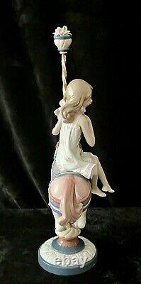 Lladro Girl on Carousel Horse Item #1469 RETIRED Mint cond with box