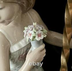 Lladro Girl on Carousel Horse Item #1469 RETIRED Mint cond with box