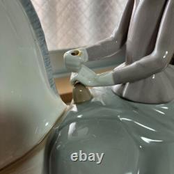 Lladro Girl on a White Horse Figurine Vintage Porcelain Decorative Item