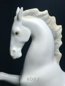 Lladro Glazed Porcelain-Horse's Galloping Figurine #4655 No Original Box
