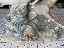 Lladro Glazed Porcelain-Horse's Galloping Figurine 4655 Vintage MINT NO BOX