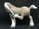 Lladro Glazed Porcelain-percheron-horse Figurine #4861 No Original Box-stunning