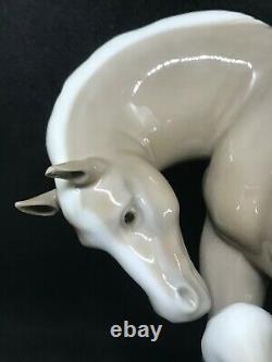 Lladro Glazed Porcelain-Percheron-Horse Figurine #4861 No Original Box-Stunning