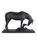 Lladro Horse Black Mare And Foal 01012560
