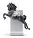 Lladro Horse On Pirouette Figurine Silver Figurine Ref. 01008720- Official
