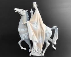 Lladro King Melchior Figurine Horse 1019 RARE Nativity Wise Men Broken Leg