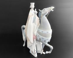Lladro King Melchior Figurine Horse 1019 RARE Nativity Wise Men Broken Leg