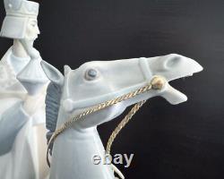Lladro King Melchior Figurine Horse 1019 RARE Nativity Wise Men Broken Leg