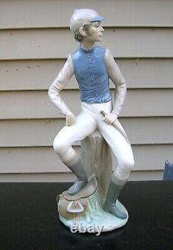 Lladro Large Jockey Figurine Retired 13 1/4 Tall Excellent Condition-best Offer