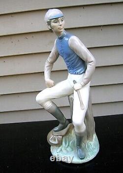 Lladro Large Jockey Figurine Retired 13 1/4 Tall Excellent Condition-best Offer