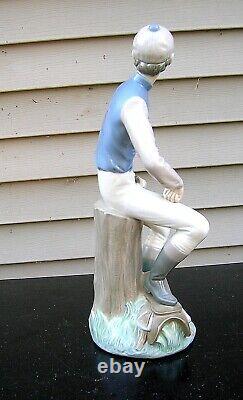 Lladro Large Jockey Figurine Retired 13 1/4 Tall Excellent Condition-best Offer