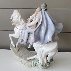 Lladro Love Story Prince Princess Horse Fairy Tale Figurine #5991 with Box EUC