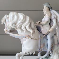 Lladro Love Story Prince Princess Horse Fairy Tale Figurine #5991 with Box EUC
