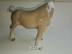 Lladro Pony Horse Porcelain Figurine Brown White Collectible Made 1971 1974