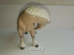 Lladro Pony Horse Porcelain Figurine Brown White Collectible Made 1971 1974