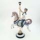 Lladro Porcelain #1470'boy On Carousel Horse' Figurine