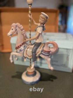 Lladro Porcelain'Boy on Carousel Horse' Figurine