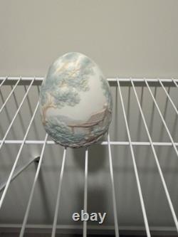 Lladró Porcelain Decorative Egg Horse Scene 1995 Made in Spain