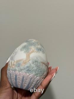Lladró Porcelain Decorative Egg Horse Scene 1995 Made in Spain